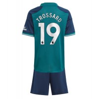 Fotbalové Dres Arsenal Leandro Trossard #19 Dětské Alternativní 2023-24 Krátký Rukáv (+ trenýrky)